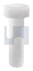 1/2x 1-1/2 UNC HEX BOLT NYLON