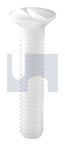 M5x65 METRIC THREAD CSK SLOT NYLON
