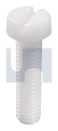 M2.5x5 METRIC THREAD CHEESE SLOT NYLON