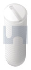 M6x16 SOCKET GRUB SCREW - SLOTTED NYLON