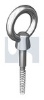 M6x60 LAG SCREW EYE+COLLAR Gr316