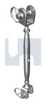 M16x300 RIGGING SCREW JAW+JAW Gr316