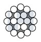 3.2x305m WIRE ROPE 1x19 Gr316