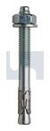 M12x200/100 M1T THROUGHBOLT Z/P