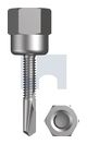 M10x25 VERTICAL HANGER METAL Z/P