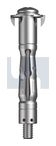 M4x53 HOLLOW WALL ANCHOR STANDARD Z/P