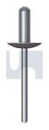 #68 RIVET DOME HEAD LARGE FLANGE PLAIN
