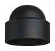 M36 PLUG HEAD COVER FOR HEX SCREW POLYETHYLENE BLK UV RESIST