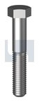 5/8x 2-1/2 UNC HEX BOLT ZINC FLAKE