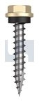 #10-12x30 DS TYPE 17 HEX HEAD + WASHER CLASSIC CREAM -CL4