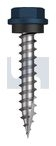 #10-12x30 DS TYPE 17 HEX HEAD + WASHER DEEP OCEAN -CL4