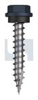 #10-12x30 DS TYPE 17 HEX HEAD + WASHER IRONSTONE - CL4