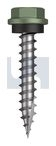#10-12x30 DS TYPE 17 HEX HEAD + WASHER PALE EUCALYPT -CL4