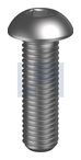 M8x16 BUTTON HEAD SOCKET SCREW ZINC FLAKE