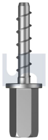 M10/M12x60 XBOLT PRO - VERTICAL HANGER ZINC PLATED