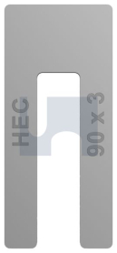 3x90 PACKING SHIMS WINDOW ALUMINIUM ALUMINIUM