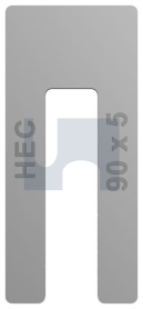 5x90 PACKING SHIMS WINDOW ALUMINIUM ALUMINIUM
