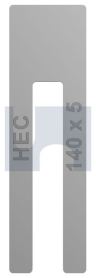 5x140 PACKING SHIMS WINDOW ALUMINIUM ALUMINIUM