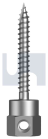 M10x50 VERTICAL SIDE HANG T17 TIMBER ZINC PLATE
