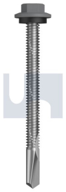 #12-24x65 s500 SDS HEX HEAD + WASHER BLUEGUM -CL4