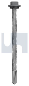 #12-24x85 s500 SDS HEX HEAD + WASHER BLUEGUM -CL4