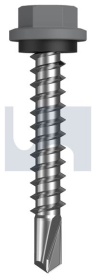 #14-10x42 METAL SDS HEX HEAD + WASHER BLUEGUM -CL4