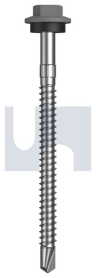 #12-14x75 METAL SDS HEX HEAD + WASHER BLUEGUM -CL4