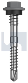 #12-14x48 METAL SDS HEX + WASHER + XGRiP BLUEGUM -CL4