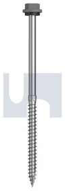 #14-10x125 TYPE 17 HEX HEAD + WASHER BLUEGUM -CL4