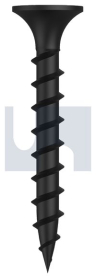 #6-09x25 NEEDLE PT BUGLE - PLASTER BLACK PHOSPHATE
