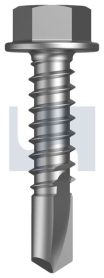 #12-14x25 METAL SDS HEX HEAD R1500 BI-METAL 316 STAINLESS