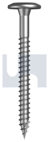 #14-10x70 TYPE 17 LARGE BUTTON HEAD 316 STAINLESS