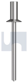 #64 RIVET COUNTERSUNK SEALED PLAIN