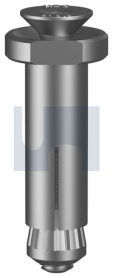 M12x100 HBS-BOLT CSK - BLIND INSTALL HOT DIP GALVANISED