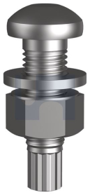 M16x75 TCBOLT STRUCTURAL K0 HRC HOT DIP GALVANISED