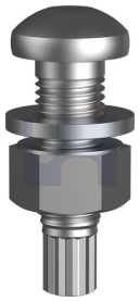 M24x65 TCBOLT STRUCTURAL K0 HRC HOT DIP GALVANISED