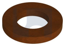 M36xx72.0x3.8 FLAT RND SAMPSON WASHER WEATHERING STEEL