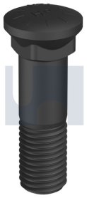1x 3-3/4 UNC PLOW BOLT LONG SHOULDER PLAIN