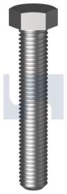 M18x45 HEX BOLT ZINC PLATED