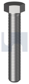 M16-1.50x120 METRIC FINE HEX SET SCREW ZINC PLATED