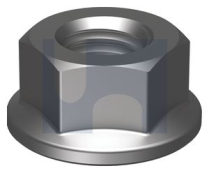 M8 HEX FLANGE NUT [NO SERRATIONS] HOT DIP GALVANISED