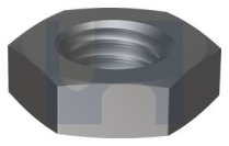 M10 HEX THIN NUT HOT DIP GALVANISED