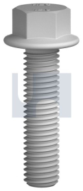 M20x40 SERRATED FLANGED BOLT D-LOK ZINC FLAKE SILVER >1000HR