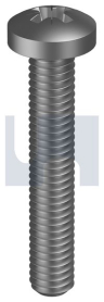 M3x8 METAL THREAD PAN POZI ZINC PLATED