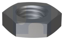 1 UNF-12 HEX THIN NUT ZINC PLATED