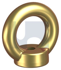 M24 LIFTING EYE NUT ZINC YELLOW PASSIVATE