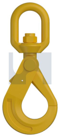13mm SAFETY HOOK WITH SWIVEL POWDER COAT
