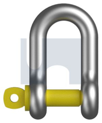 13mm LIFTING DEE SHACKLE SCREW PIN HOT DIP GALVANISED