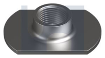 3/8 TEE NUT SLAB TYPE 304 STAINLESS