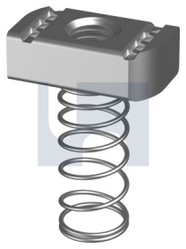 M10 STRUT CHANNEL NUT LONG SPRING 316 STAINLESS